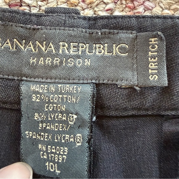 Banana Republic Harrison Pants Dark Gray 10 Long - Picture 3 of 7